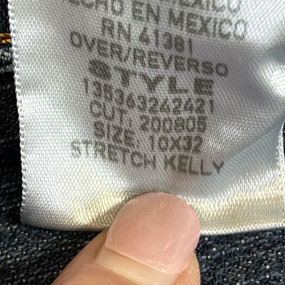 RL Polo Women Jeans‎ Cotton/Spandex Slight flair. SZ 10x32 Kelly Style. Med Wash - Picture 5 of 9